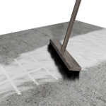 Sešívání trhlin v betonové podlaze