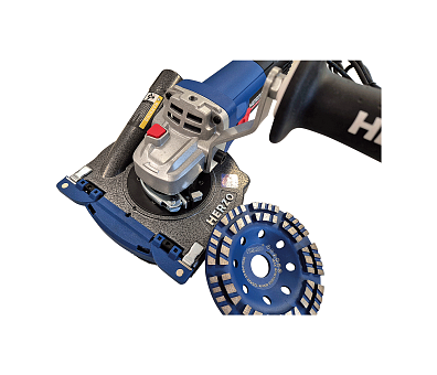 Sanační bruska 125mm s kovovým odsávacím krytem + 2 kotouče